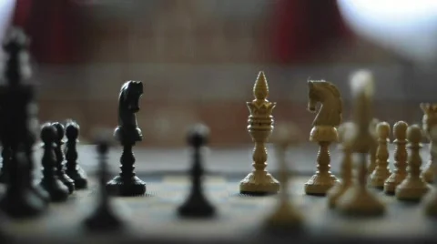 Chess, Free Stock Photo, Closeup of chess king and queen