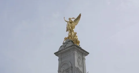 Queen Victoria Memorial Stock Footage