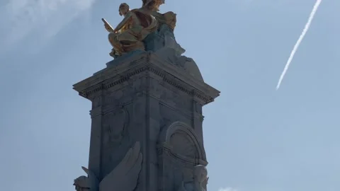 The Queen Victoria Memorial Stock Footage 242705809