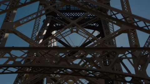 Queenboro Bridge Low Angle Driving Vídeo Stock 128377816