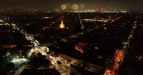 Queens Aerial Drone Vídeo Stock 91991367