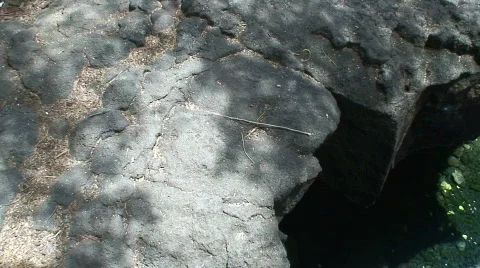 Queen's Bath 4 Stock Footage 652042