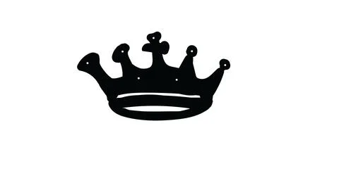 Queen's crown vector design illustration Stock Illustration