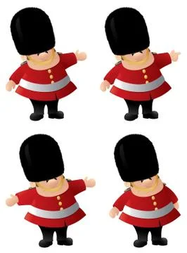 Queen's guard Stock Illustration