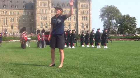 Queen's guards in canada Stock-Footage 27822032