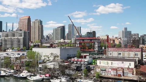 Queens, New York Construction 库存影片 242452496