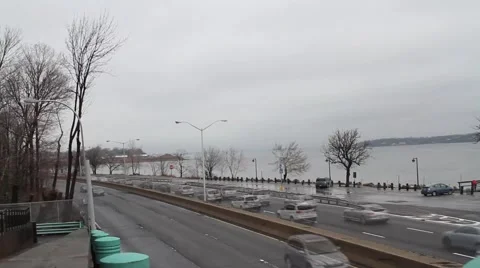 Queens, NY Traffic Stock Footage 1216808