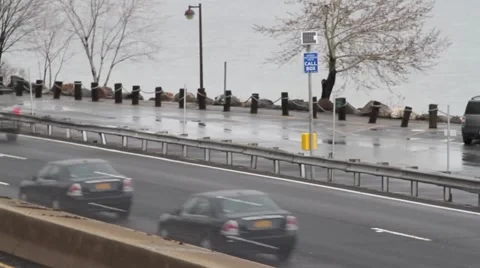 Queens, NY Traffic Video stock 1216815