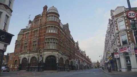 The Queens Pub, London 01 Stock Footage 134280129