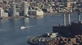 Queens Skyline New York City Steam System Company Consolidated Edison East River HD Footage