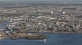 Queens Skyline, Newtown Creek, Long Island City Downtown, Pulaski Bridge, Ship HD Footage