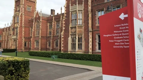 Queens University, Belfast Stock Footage 235820877