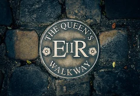The Queen's Walkway Foto stock