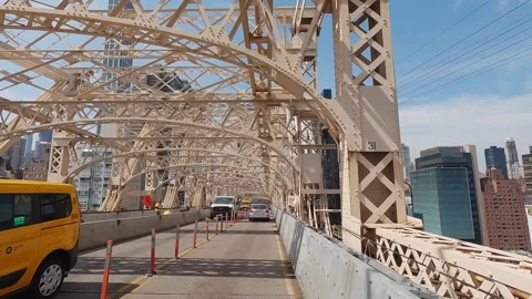 Queensboro Bridge Stock Footage 253721437