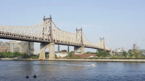 Queensboro Bridge NYC Timelapse 動画素材 54673186