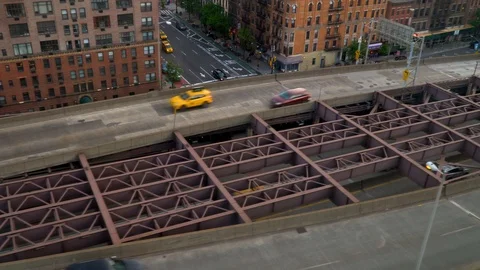 Queensboro Bridge Traffic Stock-Footage 123354716