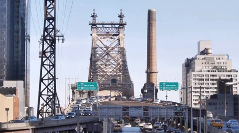 Queensboro Bridge Tram MS Vidéo 37214201