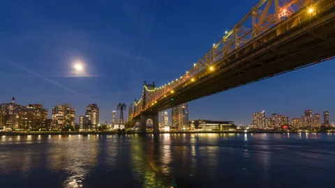 Queensboro Tramway Timelapse (Three of Four) Stock Footage 237664766