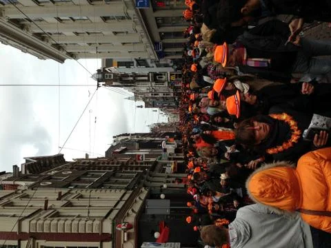 Queensday Amsterdam Stock Photos