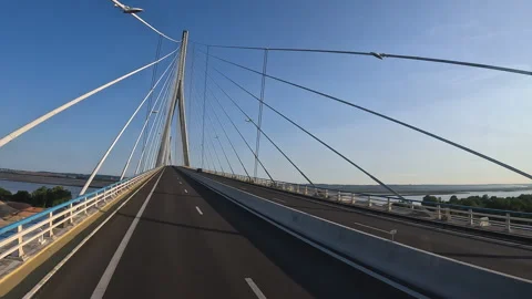 Queensferry Bridge Scotland Stock Footage 320248802