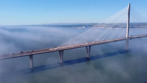 The Queensferry Crossing in Scotland Stock Footage 337238169