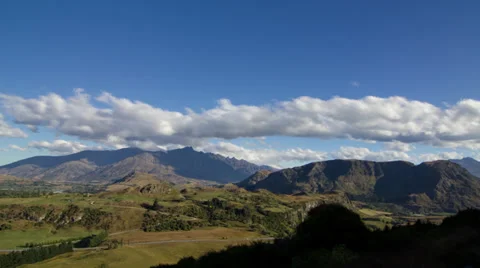 Queenstown sunset timelapse Stock Footage 35108221