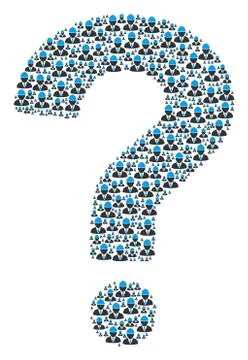 Query Collage of Engineer Icons Illustrazione stock