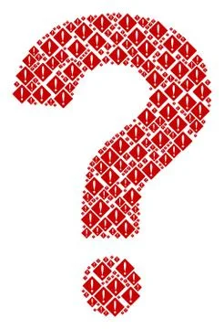 Query Composition of Problem Icons Stock Illustration