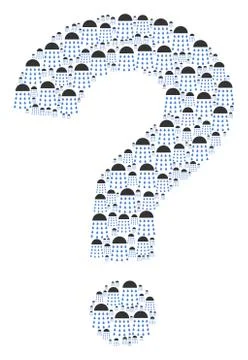 Query Figure of Spray Stream Icons Illustrazione stock