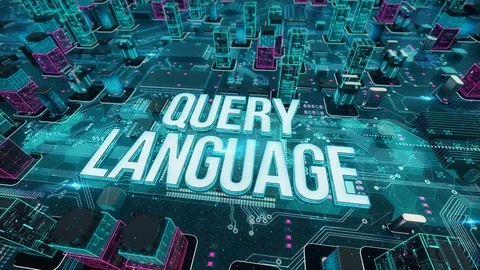 Query Language digital technology hi-tech concept Video stock 110300190
