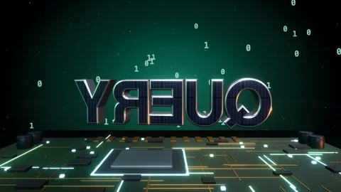 QUERY Technology Concept Stock Footage 340073549