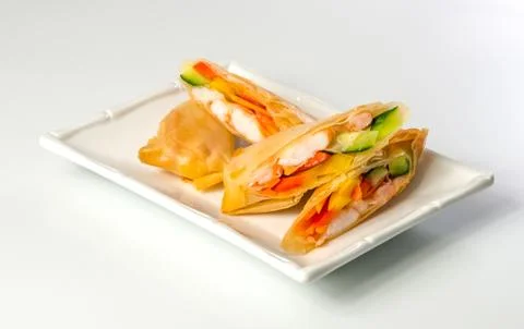 Quesadilla on a plate Stock Photos