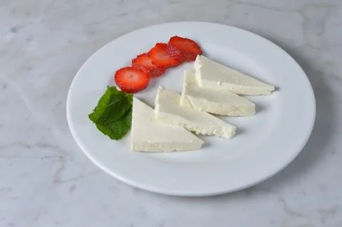 Queso cuajada Stock-Fotos