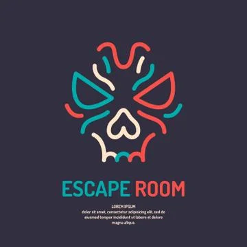 Quest game poster. Stock Illustration