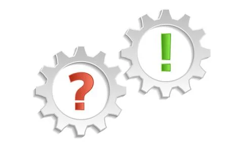 Question and answer background Stock Illustration