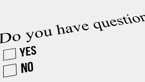 Question and answer. Do you have questions – No. Survey. Stock Footage 111426756