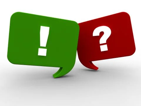Question and Answer Stock Illustration
