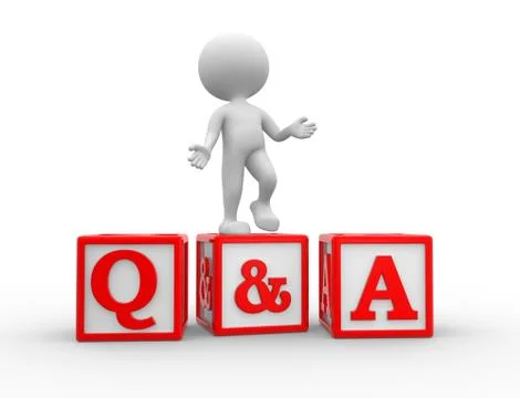 Question and answer Stock Illustration