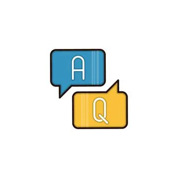 Question and answer Stock Illustration