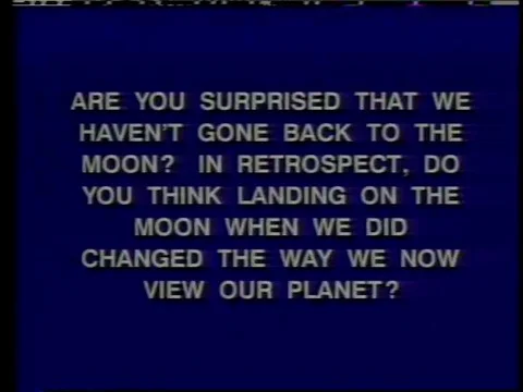 A question and answer session with the Apollo 11 astronauts on the occasion of Video stock 75323621