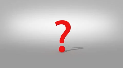 Question and exclamation HD loop Stock-Footage 4855105