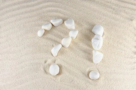 Question and exclamation mark Stock Photos