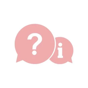 Question and exclamation messages. Stock Illustration