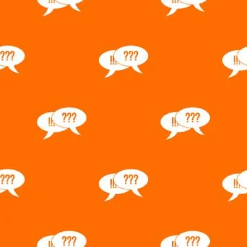 Question and exclamation pattern seamless Stock Illustration