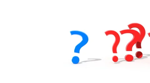 Question and many questions HD loop Stock Footage 4884446