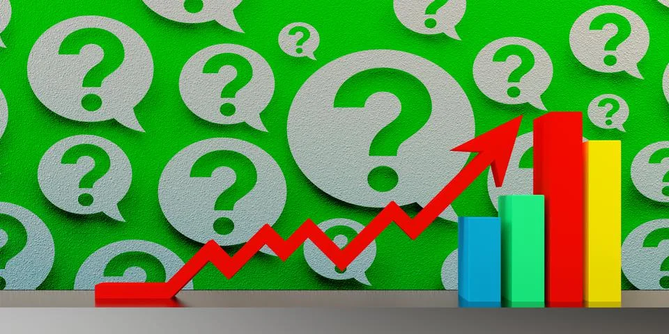 Question and markets Stock Illustration