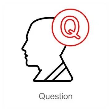 Question and query icon concept Ilustração Stock