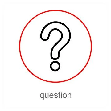 Question and query icon concept Ilustração Stock