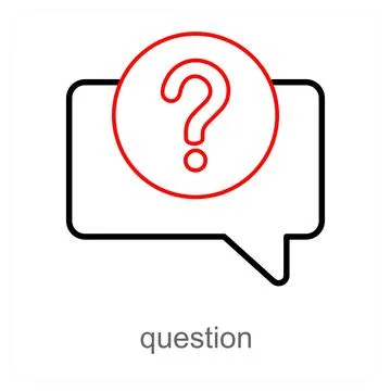 Question and query icon concept Ilustração Stock