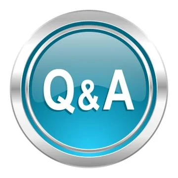 Question answer icon. Illustrazione stock